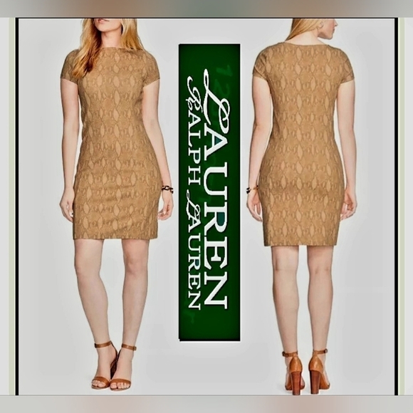 Lauren Ralph Lauren Dresses & Skirts - LAUREN RALPH LAUREN SNAKE PRINT DRESS